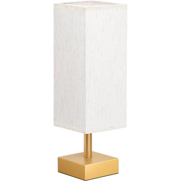 New Gold Small Table Lamp - Bedside Lamp for Bedroom, Minimalist - Picture 6 of 6